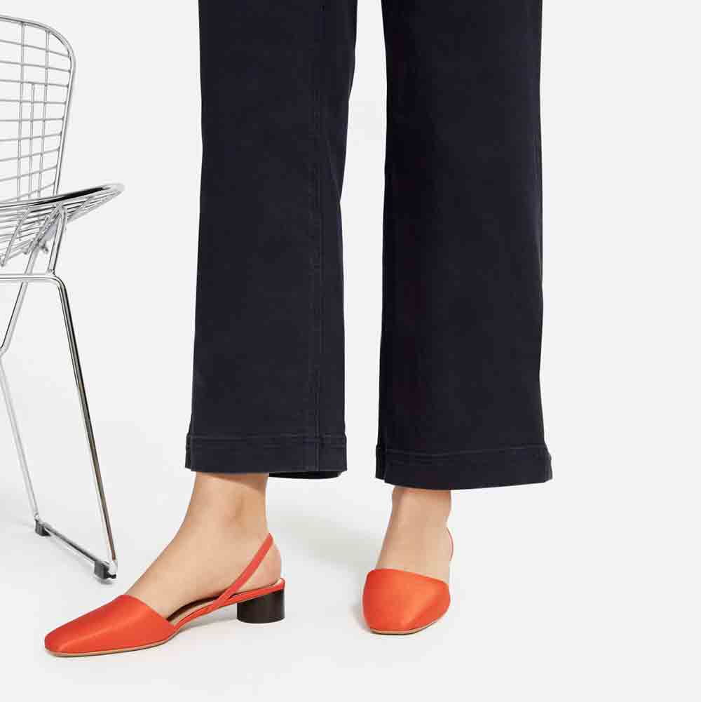 Tapered Square Toe Slingback - Ảnh 5