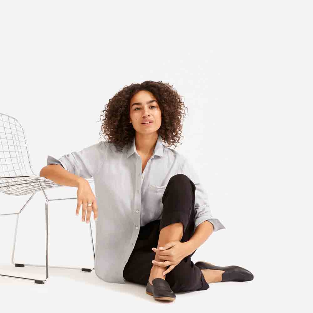 Double-Gauze Relaxed Shirt - Ảnh 2