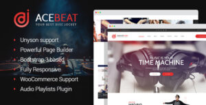 AceBeat - Chủ đề WordPress Trang cá nhân của DJ