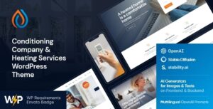 AirSupply | Công ty điều hòa và dịch vụ sưởi ấm WordPress Theme + RTL