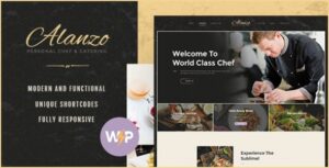 Alanzo | Chủ đề WordPress về đầu bếp và dịch vụ ăn uống sự kiện