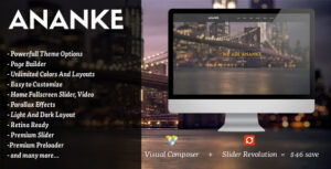Ananke - Chủ đề WordPress Parallax một trang