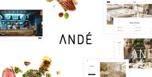 Andé - Chủ đề WordPress nhà hàng thanh lịch
