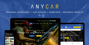AnyCar - Chủ đề WordPress về ô tô, đại lý