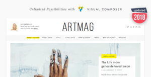 Artmag - Chủ đề tạp chí và blog WordPress sạch sẽ