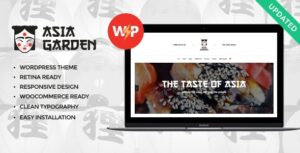 Asia Garden | Chủ đề WordPress Nhà hàng ẩm thực Châu Á
