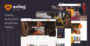 Asting - Chủ đề WordPress từ thiện và quyên góp
