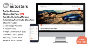 Auto Stars - Chủ đề WP về đại lý và niêm yết xe hơi