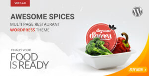 Awesome Spice - Chủ đề WordPress cho nhà hàng/quán cà phê