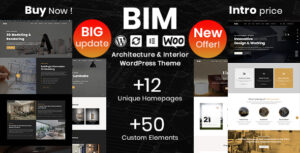 BIM - Kiến trúc & Thiết kế nội thất Chủ đề WordPress Elementor