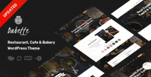 Babette - Chủ đề WordPress Nhà hàng & Quán cà phê
