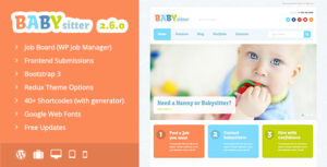 Babysitter - Chủ đề WordPress của Job Board