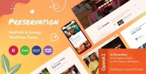 Bảo tồn - Chủ đề WordPress phi lợi nhuận & sinh thái