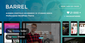 Barrel - Chủ đề WordPress đa năng đáp ứng cho doanh nghiệp sáng tạo