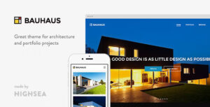 Bauhaus - Chủ đề WordPress về Kiến trúc & Danh mục đầu tư
