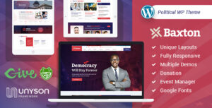 Baxton - Chủ đề WordPress chính trị