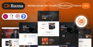 Bazna - Chủ đề WordPress cho Studio phim & sản xuất phim đa năng + RTL