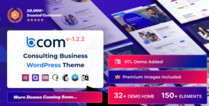 Bcom - Chủ đề WordPress cho doanh nghiệp tư vấn