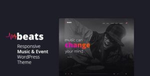 Beats - Chủ đề WordPress về âm nhạc và sự kiện đáp ứng