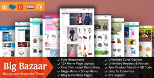 BigBazaar - Chủ đề WordPress WooCommerce đáp ứng