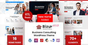 Bizup - Chủ đề WordPress tư vấn kinh doanh