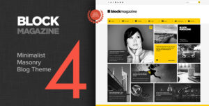 Block Magazine - Chủ đề WordPress cho blog phẳng và tối giản