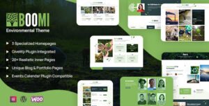 Boomi - Chủ đề WordPress về Môi trường & Sinh thái