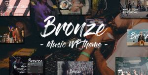 Bronze - Một chủ đề WordPress âm nhạc chuyên nghiệp