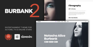 Burbank - Theme WordPress Giải trí dành cho Diễn viên & Ngôi sao