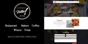 Butter - Chủ đề WordPress chuyên nghiệp cho nhà hàng, tiệm bánh, cà phê, nhà máy rượu và pizza