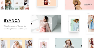 Byanca - Chủ đề WooCommerce hiện đại dành cho các thương hiệu và cửa hàng quần áo