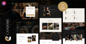 Candore - Chủ đề WordPress Nhà hàng & Quán rượu Elementor