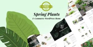 Cây mùa xuân - Chủ đề WordPress về làm vườn và cây trồng trong nhà