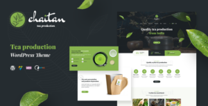 Chaitan - Công ty sản xuất trà & Chủ đề WordPress Cửa hàng hữu cơ