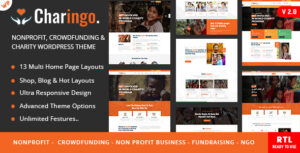 Charingo - Chủ đề WordPress từ thiện
