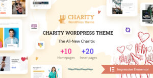 Charitix - Nonprofit Charity WordPress Theme