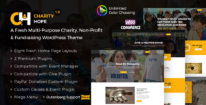 Charity Hope - Chủ đề từ thiện WordPress phi lợi nhuận và gây quỹ