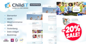 Childit - Chủ đề WordPress Elementor cho trường mẫu giáo