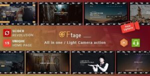 Chủ đề WordPress cho Nhà làm phim, Sản xuất phim & Studio phim - Ftage