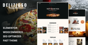 Chủ đề WordPress đáp ứng cho nhà hàng Delizioso