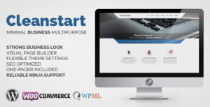 Chủ đề WordPress doanh nghiệp doanh nghiệp - Cleanstart