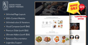 Chủ đề WordPress nhà hàng | Ratatouille