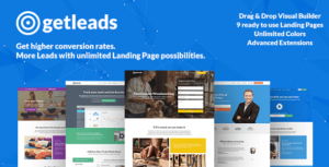 Chủ đề WordPress trang đích hiệu suất cao Getleads