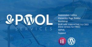 Chủ đề WordPress về dịch vụ hồ bơi + RTL