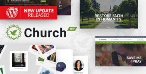 ChurchWP - Một chủ đề WordPress hiện đại dành cho các nhà thờ