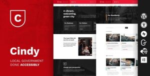 Cindy - Chủ đề WordPress của Chính quyền địa phương có thể truy cập được