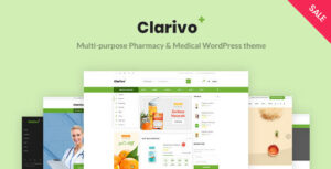 Clarivo - Chủ đề WordPress về dược phẩm và y tế