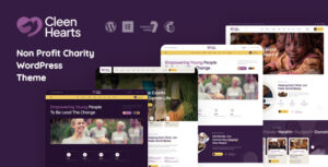 Cleenhearts - Chủ đề WordPress từ thiện phi lợi nhuận