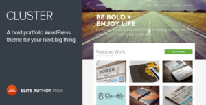 Cluster - Một chủ đề Wordpress Portfolio táo bạo