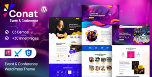 Conat | Chủ đề WordPress Sự kiện & Hội nghị + Sẵn sàng cho RTL